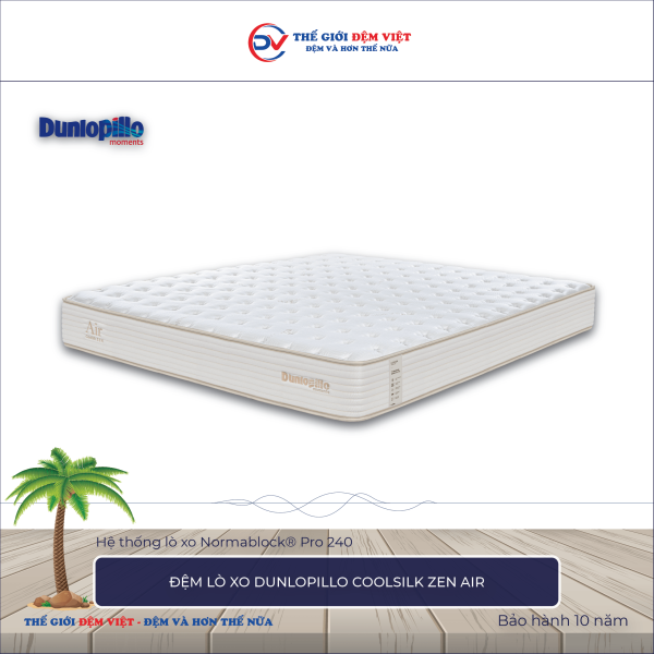 Đệm lò xo Dunlopillo CoolSilk ZEN Air